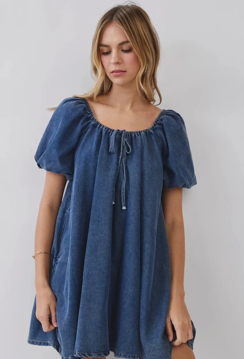 DEMI DENIM DRESS (LM-0071)