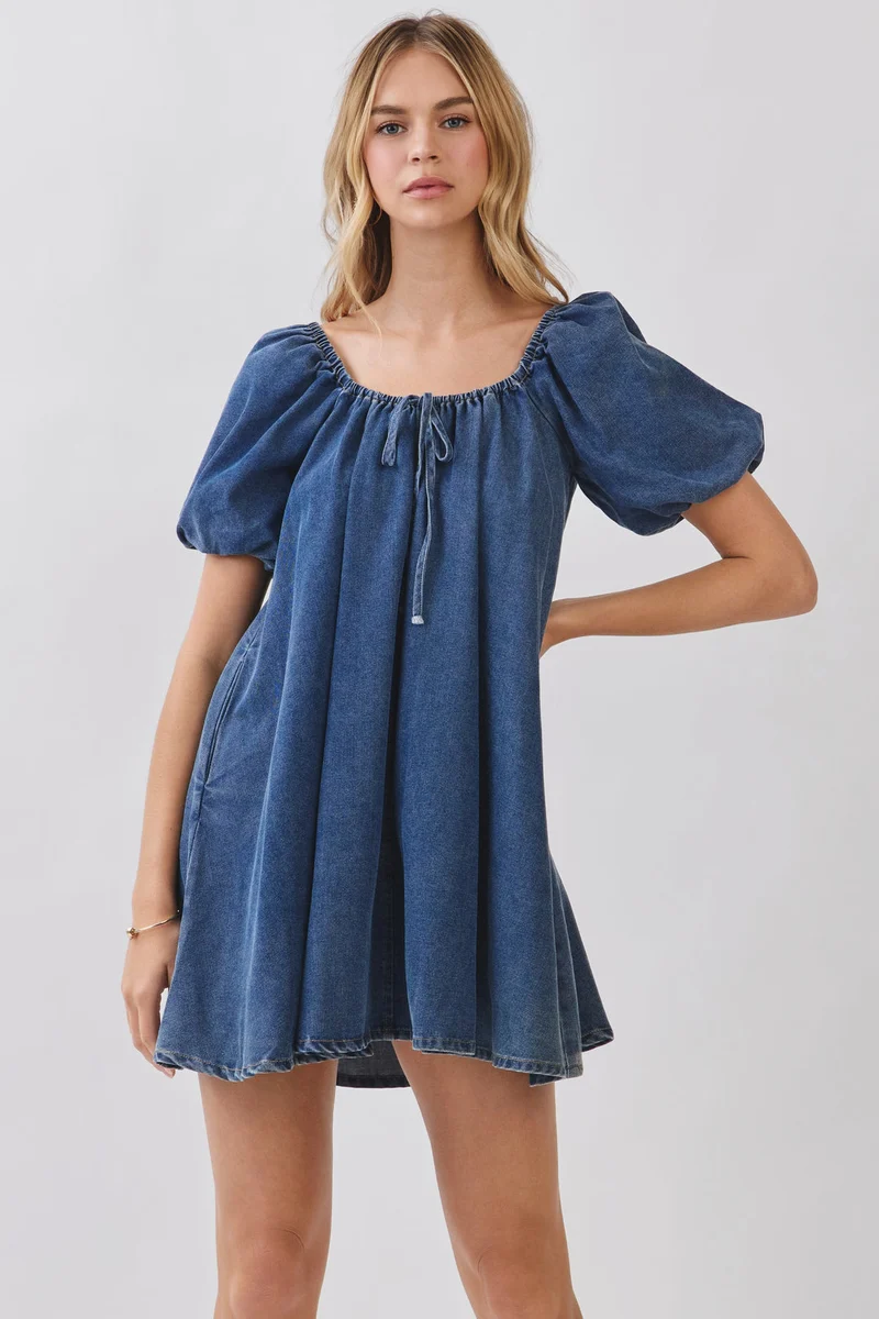 DEMI DENIM DRESS (LM-0071)