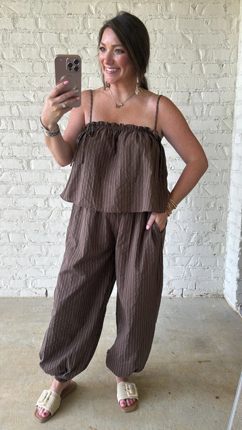 FLOWY BALLOON PANT JUMPSUIT (LM-0070)