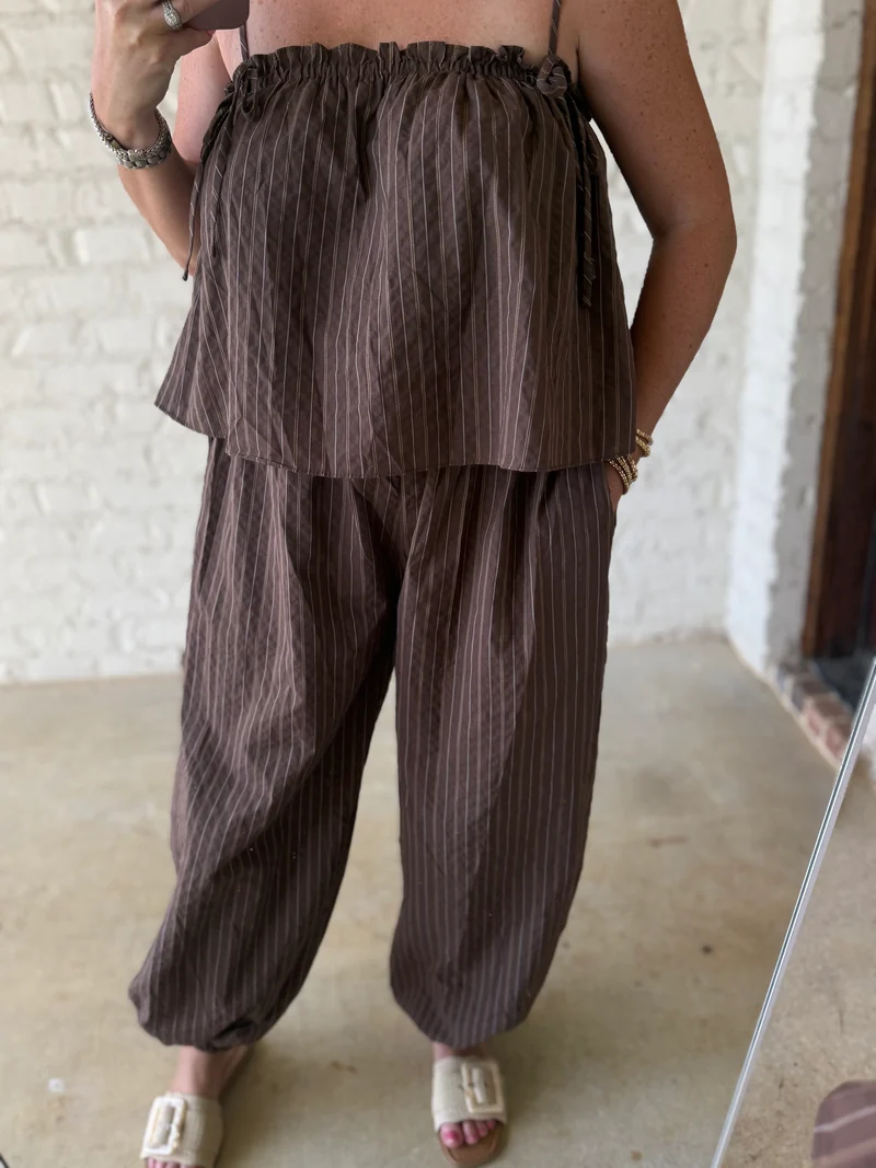 FLOWY BALLOON PANT JUMPSUIT (LM-0070)