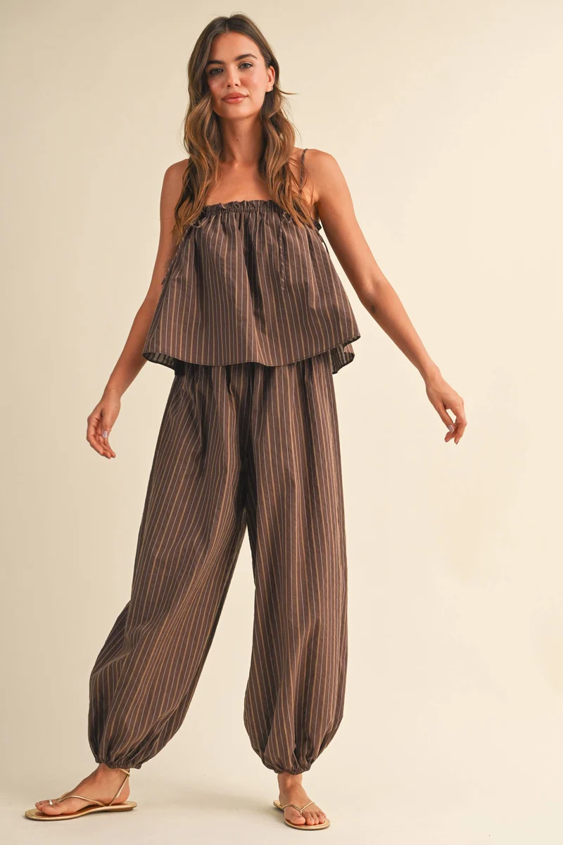 FLOWY BALLOON PANT JUMPSUIT (LM-0070)