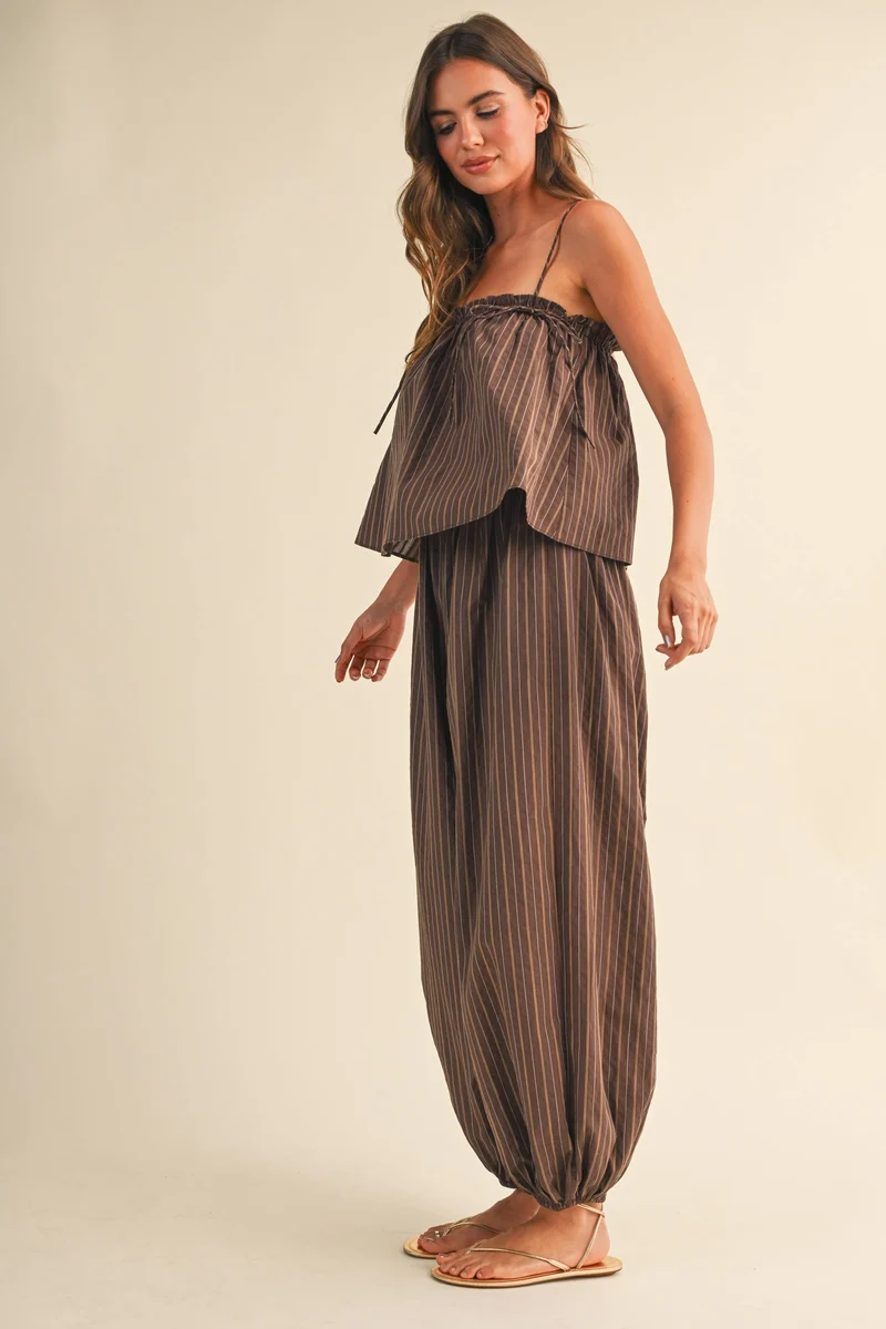 FLOWY BALLOON PANT JUMPSUIT (LM-0070)