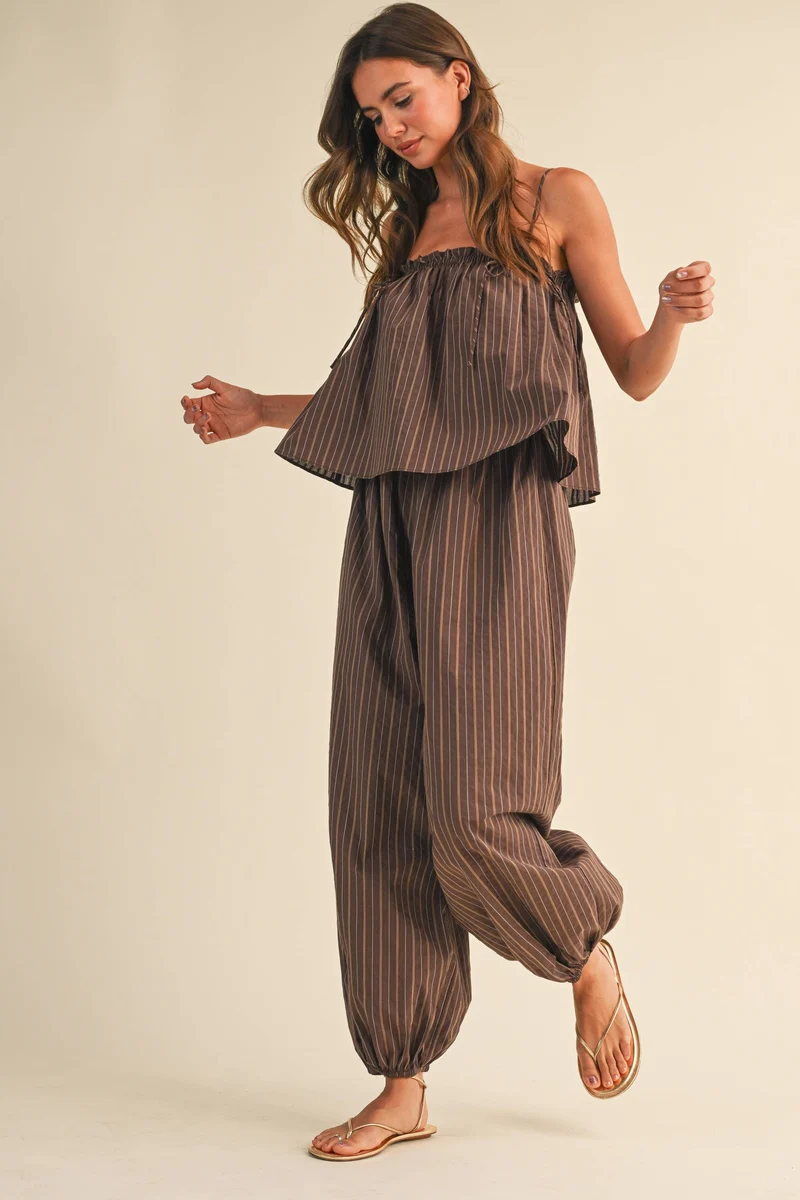 FLOWY BALLOON PANT JUMPSUIT (LM-0070)