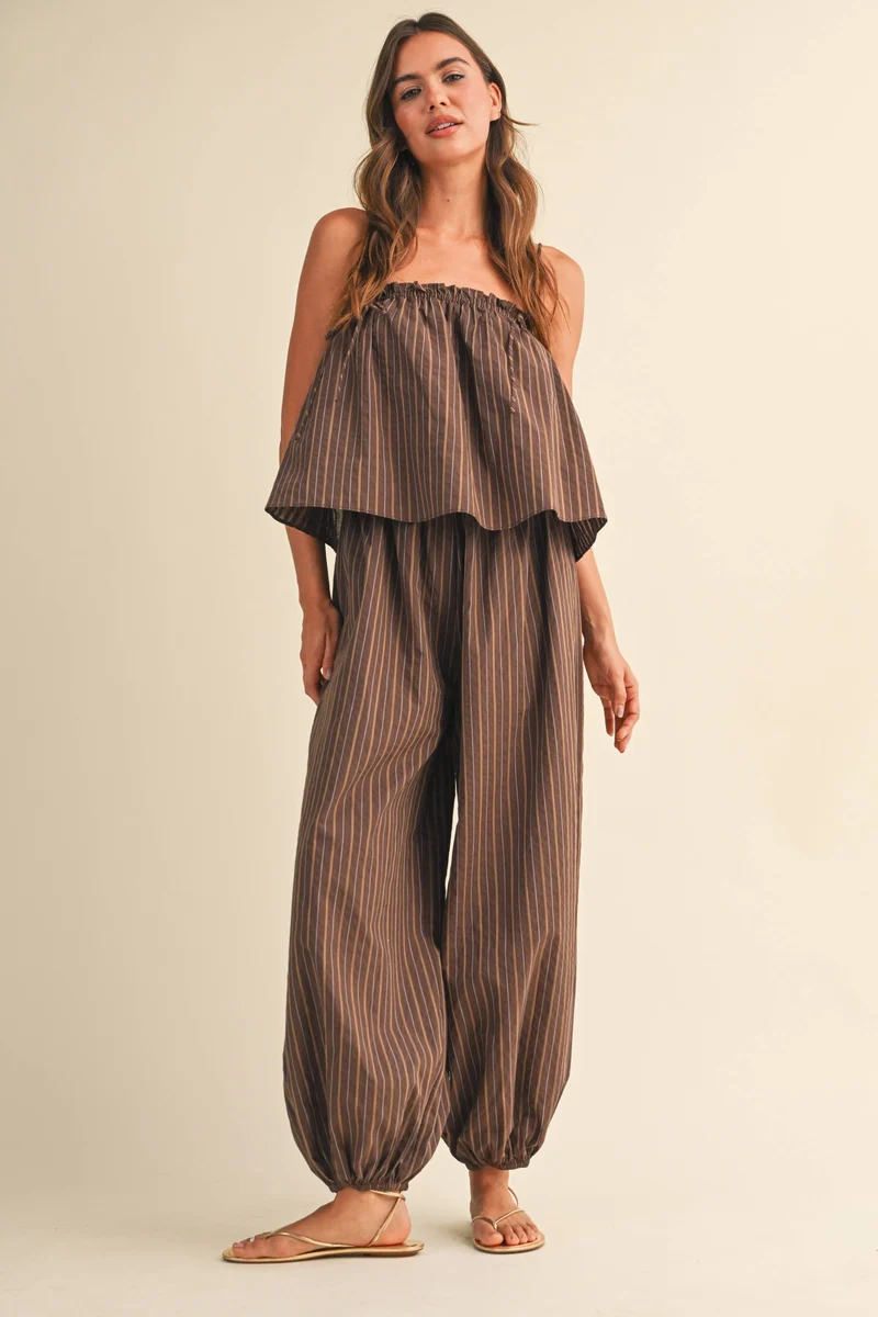 FLOWY BALLOON PANT JUMPSUIT (LM-0070)