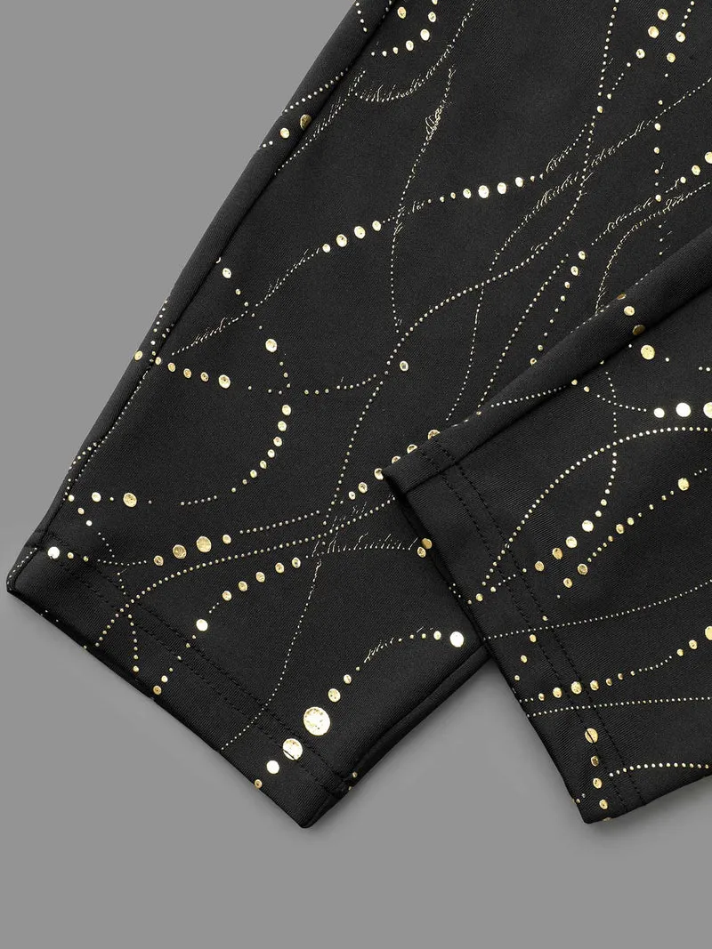 Shiny Glitter Skinny Fit Leggings
