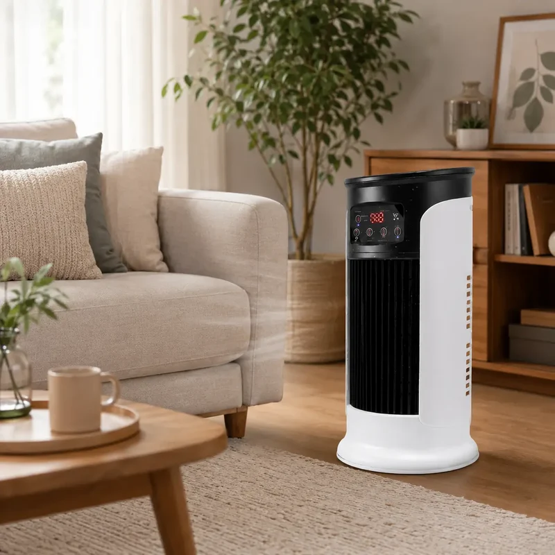 Portable Evaporative Air Cooler | Compact Tabletop Cooling Fan