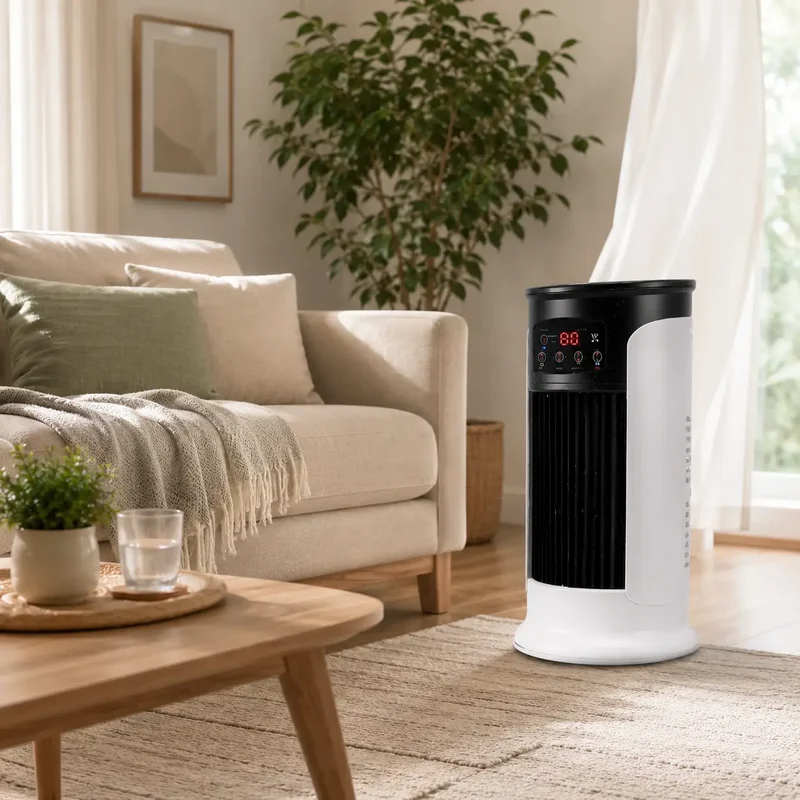 Portable Evaporative Air Cooler | Compact Tabletop Cooling Fan