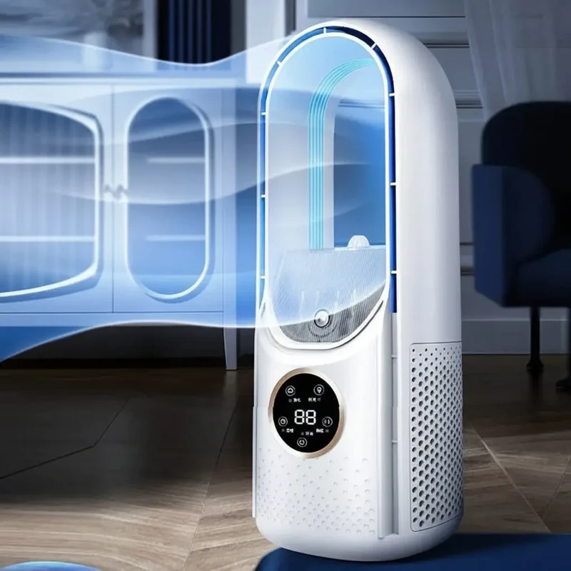 Portable Air Cooler | Compact Bladeless Cooling Unit | Quiet Efficient Design for Small Spaces
