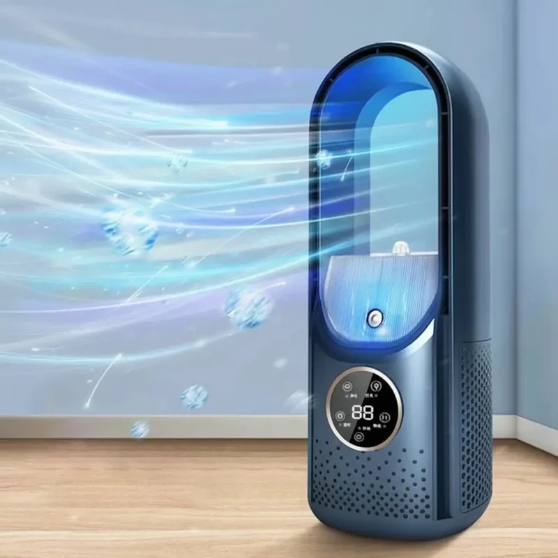 Portable Air Cooler | Compact Bladeless Cooling Unit | Quiet Efficient Design for Small Spaces
