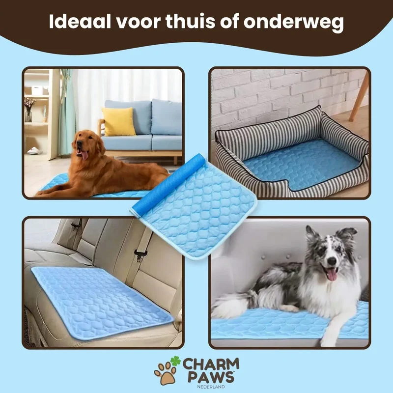 Self-Cooling Dog Mat | Non-Toxic Gel-Free Design for Portable Heat Relief