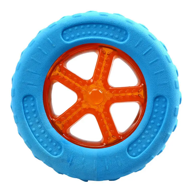 Interactive Dog Toy | Tough Floating Chew Toy with Built-in Squeaker | Durable Fun for Water Play