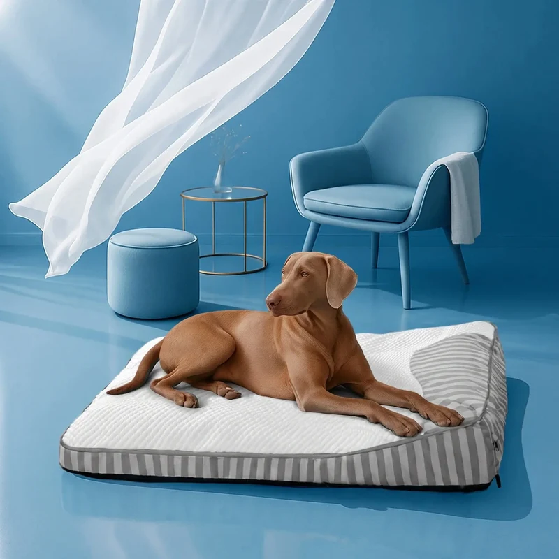 Cooling Nap | Large Orthopedic Dog Bed with Breathable Fabric | Supportive Design for Joint Health