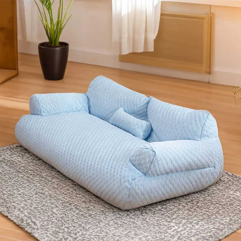 Cooling Pet Bed | Ice Silk Dog Bed with Plush Padding | Breathable Design for Ultimate Comfort