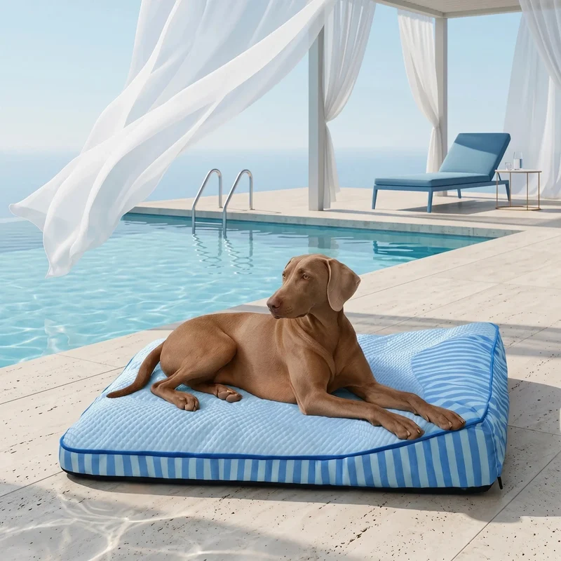 Cooling Orthopedic Dog Bed | Large Design with High-Density Support for Joint Health