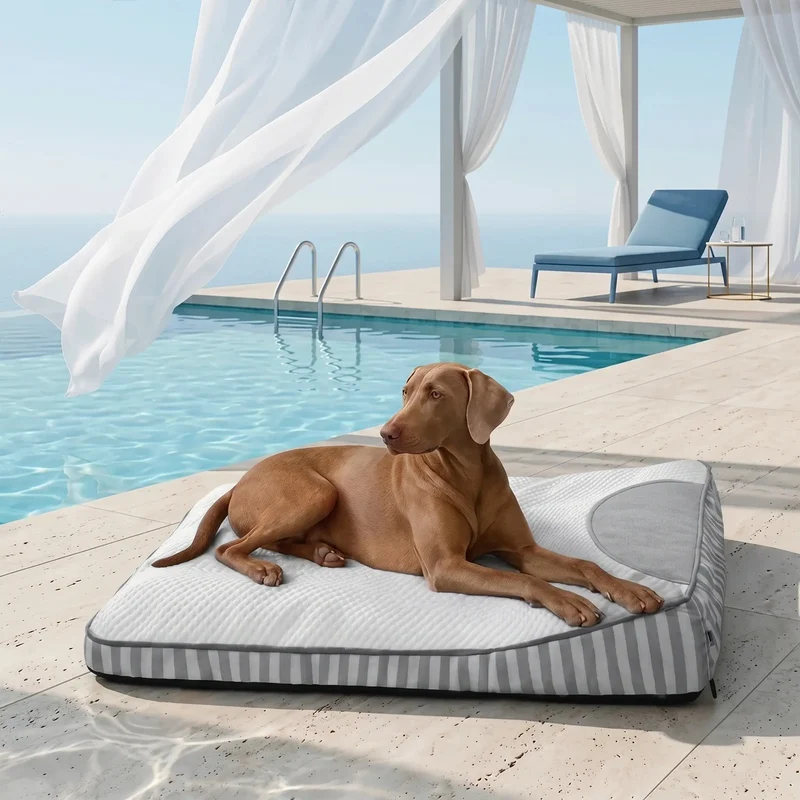 Cooling Orthopedic Dog Bed | Large Design with High-Density Support for Joint Health