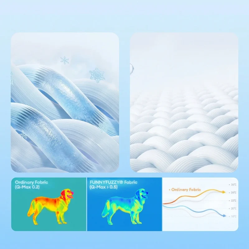 Cooling Orthopedic Dog Bed | Large Design with High-Density Support for Joint Health