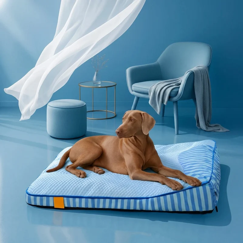Cooling Orthopedic Dog Bed | Large Design with High-Density Support for Joint Health