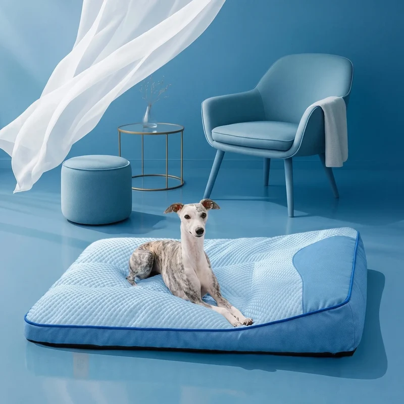Cooling Orthopedic Dog Bed | Large Design with High-Density Support for Joint Health