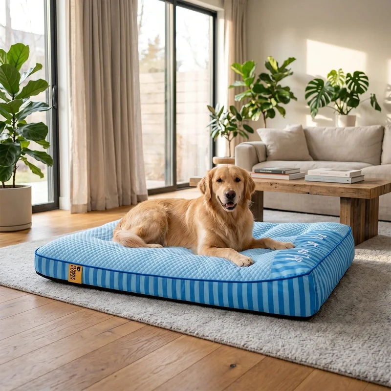 Cooling Orthopedic Dog Bed | Large Design with High-Density Support for Joint Health