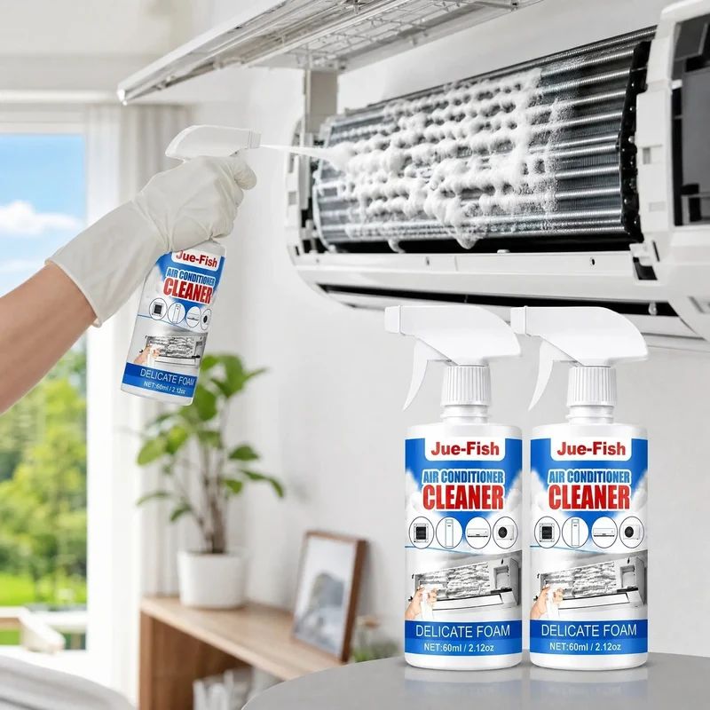 Air Conditioner Cleaner Foam 2 Pack for Wall Mounted AC Units