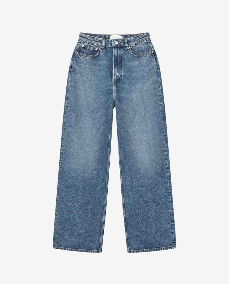 Jean ample en coton bio Sashelly Morning Sky