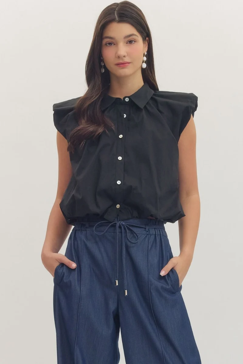 Tina cap sleeve top
