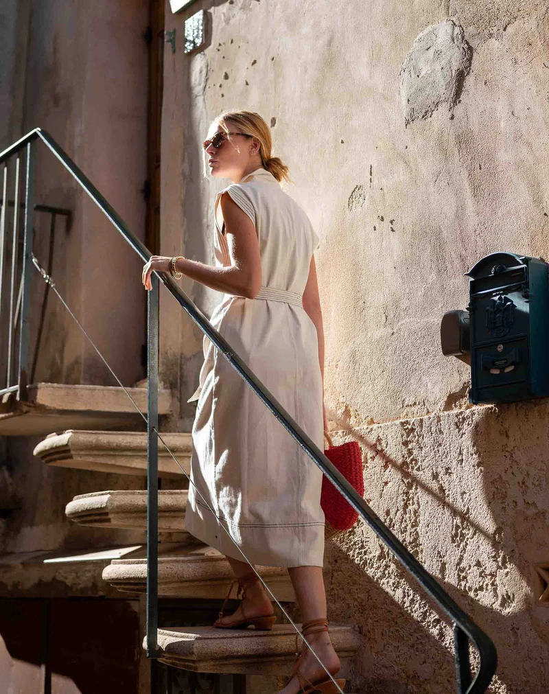 Le Midi Twill Shirt Dress