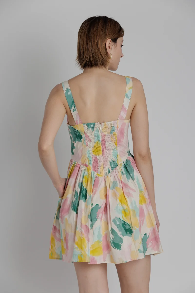 APOLLO MINI DRESS W/TIES