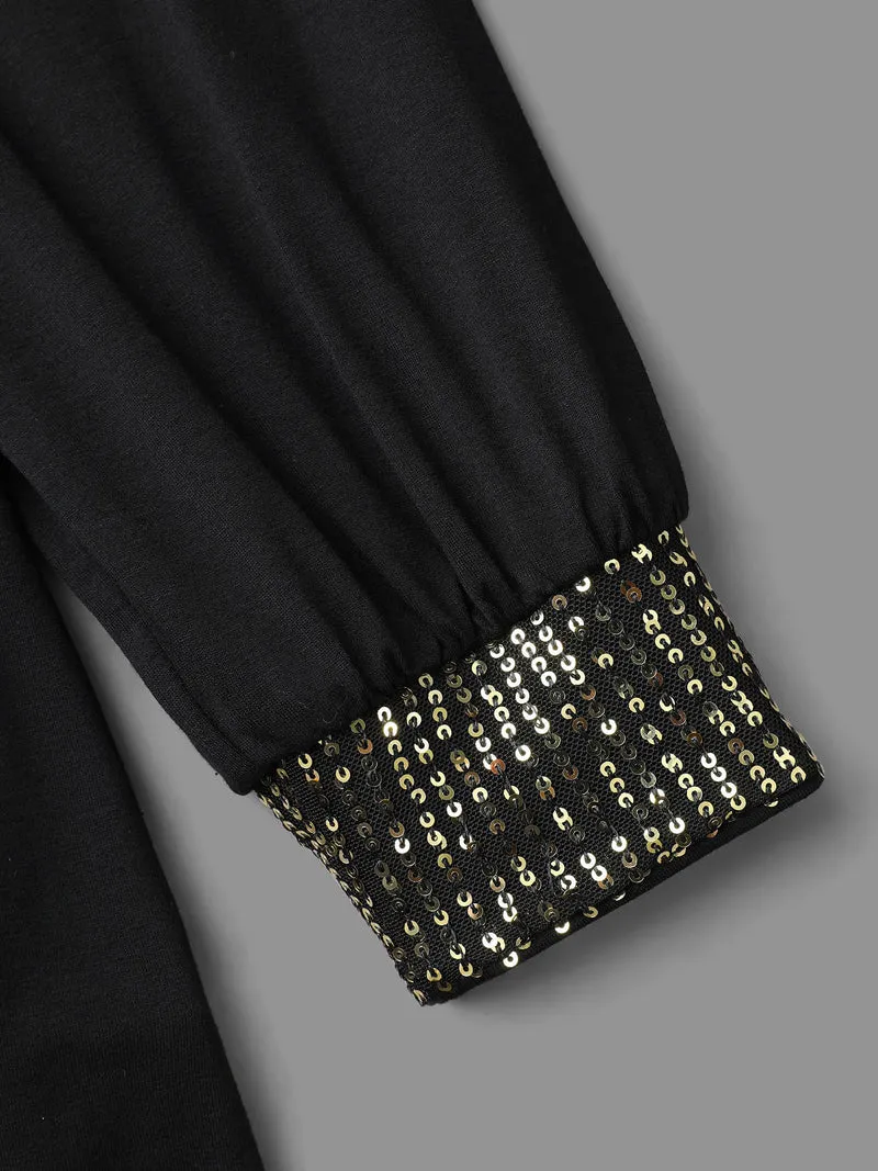 Supersoft Essentials Sequin V-Neck T-shirt