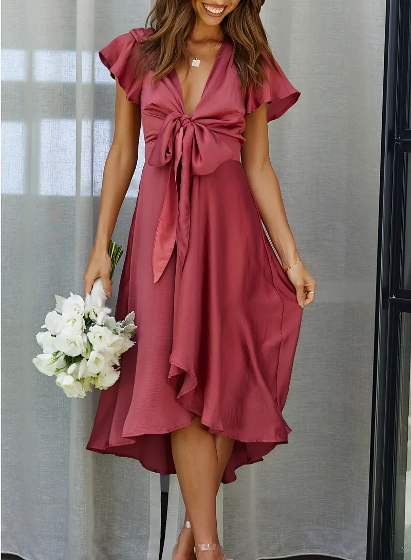 Ellia | Robe Femme Élégante Asymétrique – Robe Moderne Silhouette Raffinée 2026