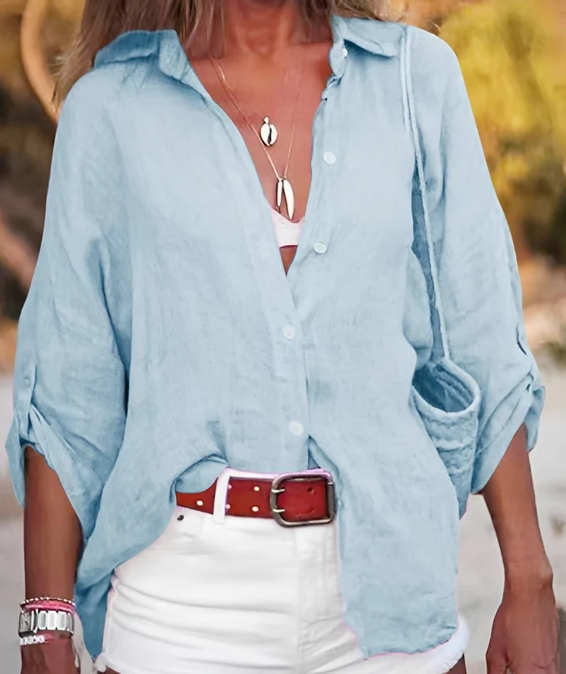 Joyce | Blouse Femme Décontractée Ample – Blouse Confort Journées Chaudes 2026