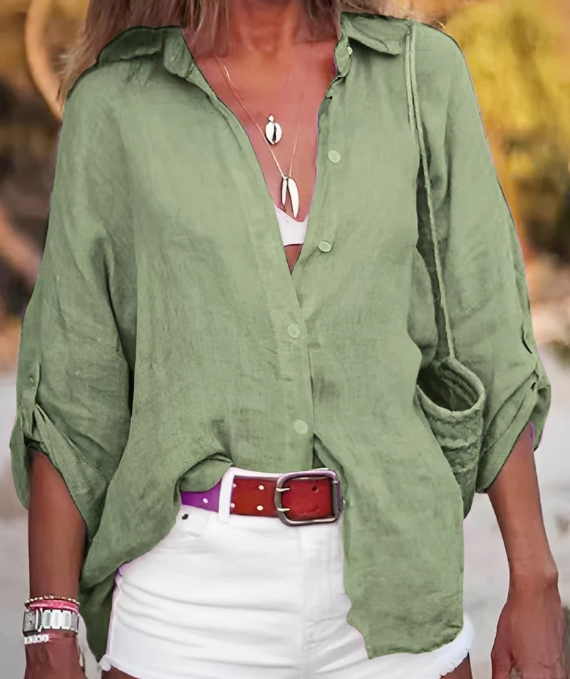 Joyce | Blouse Femme Décontractée Ample – Blouse Confort Journées Chaudes 2026