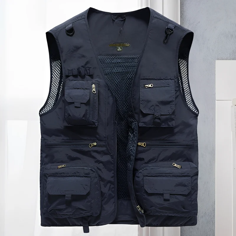 Arlan | Veste Homme Été Poches Multiples – Veste Légère Cargo pour Voyages 2026
