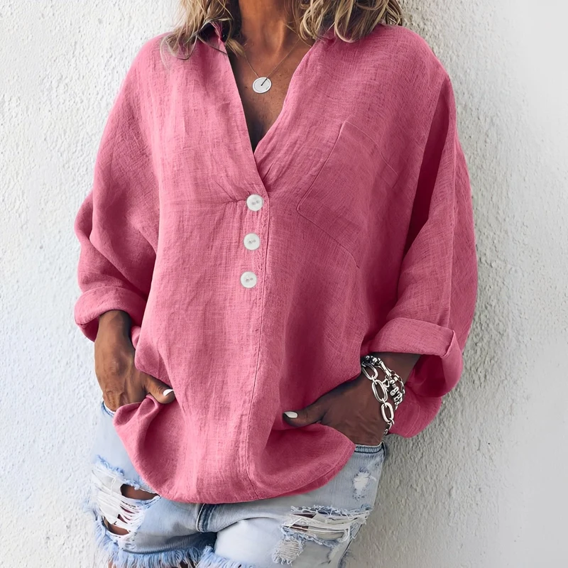Sandra | Chemise Femme Décontractée Manches Longues – Chemise Casual Chic 2026