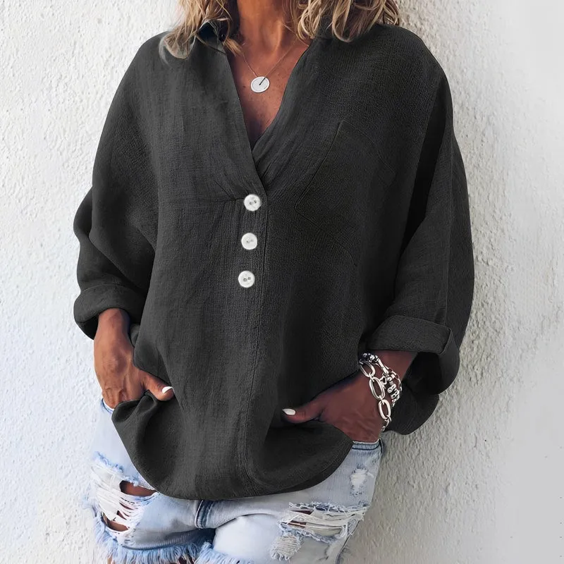 Sandra | Chemise Femme Décontractée Manches Longues – Chemise Casual Chic 2026