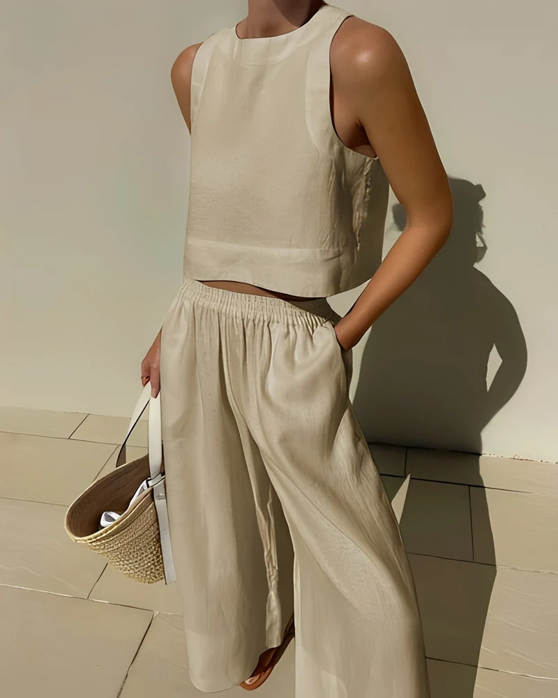 Sasha | Ensemble Femme Deux Pièces Ample – Matching Set Décontracté Confort 2026