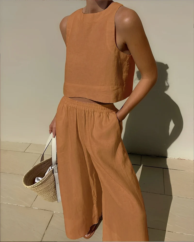 Sasha | Ensemble Femme Deux Pièces Ample – Matching Set Décontracté Confort 2026