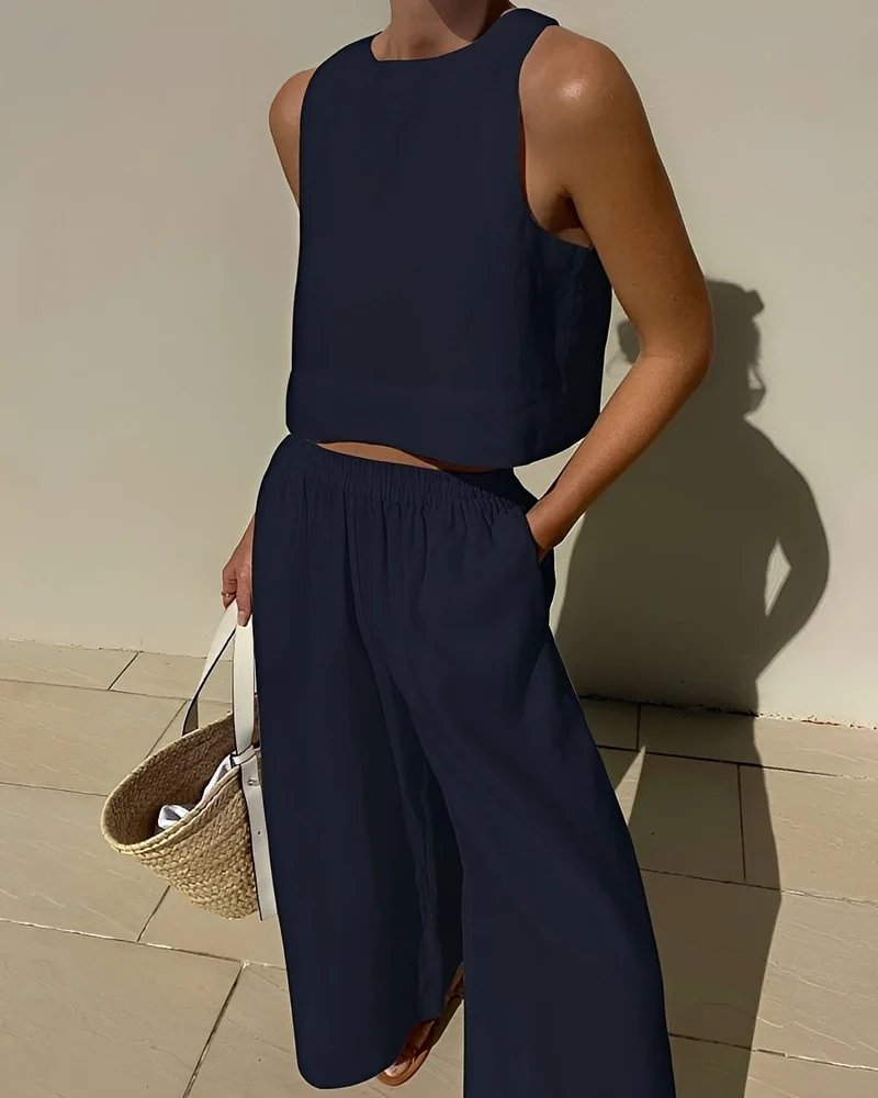Sasha | Ensemble Femme Deux Pièces Ample – Matching Set Décontracté Confort 2026