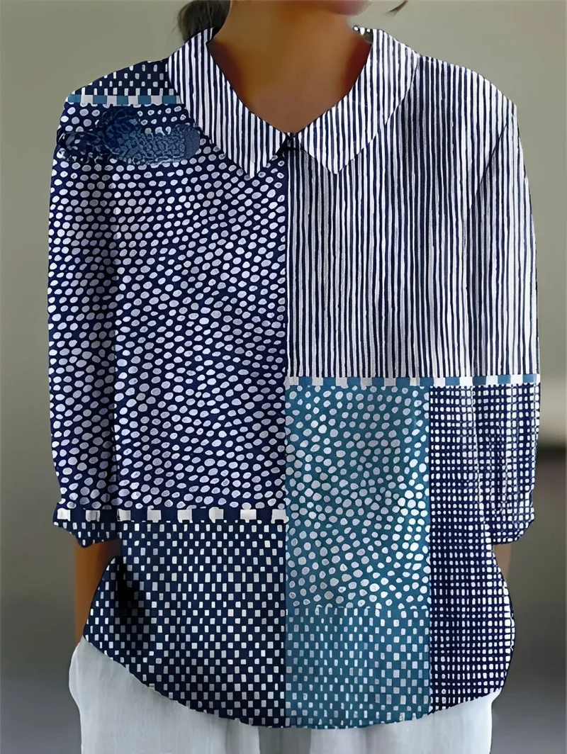 Alfie | Chemise Femme Ample Imprimée – Chemise Artistique Décontractée 2026