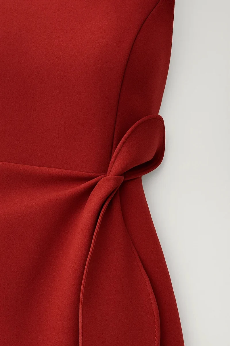 Robe Midi Portefeuille Femme – Élégante Fluide Pour Été Et Soirée