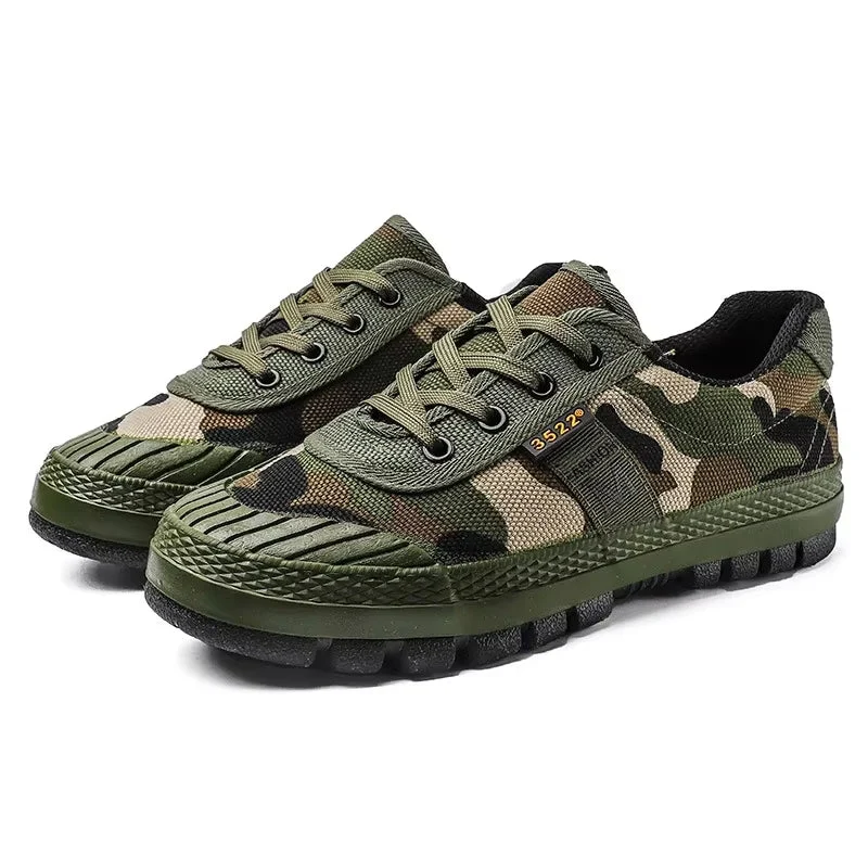 Baskets tout-terrain camouflage pour femmes – Style sportif décontracté pour l'extérieur