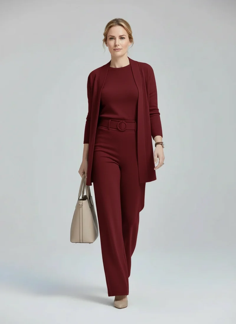 Isabelle | Femme Ensemble 3 Pièces Confortable Style Chic – Set 3 Pièces 2026