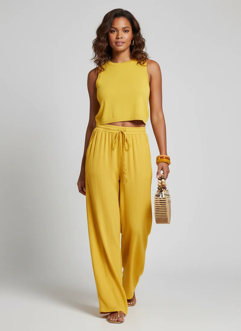 Léa | Femme Pantalon Large Décontracté Grande Taille – Pantalon Wide Leg 2026