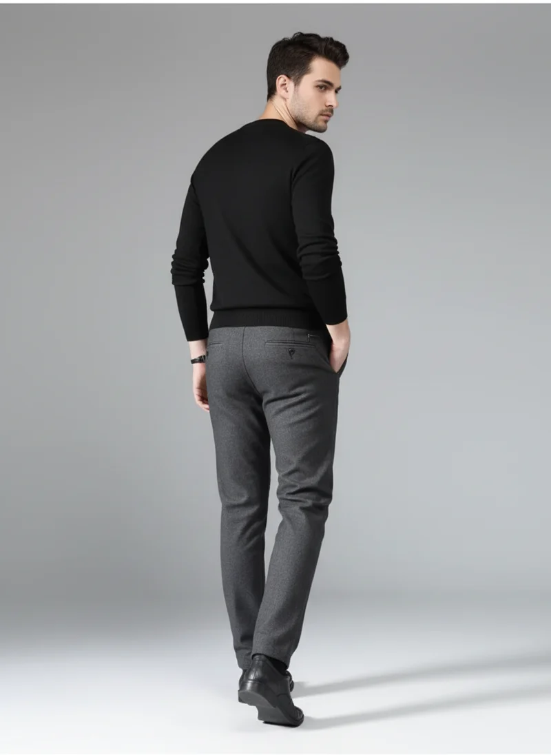 Luc | Homme Pantalon Long Slim Style Élégant – Pantalon Slim Homme Chic 2026