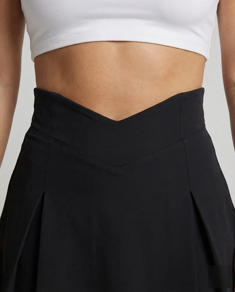 Léonie | Femme Mini Jupe Cintrée Plis Structurés – Mini Jupe Plissée Chic 2026