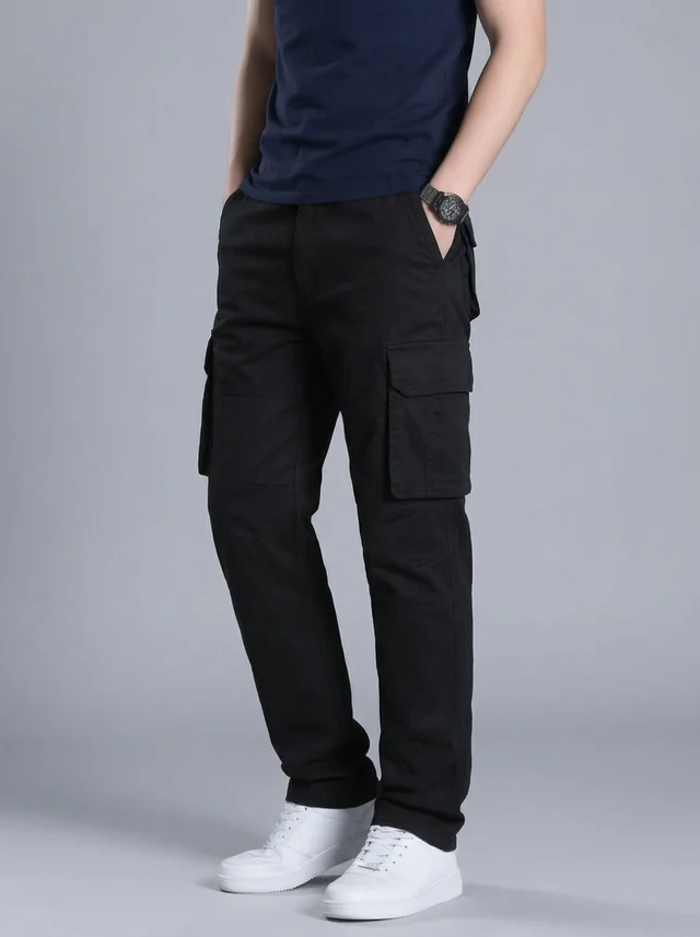 Nicolas | Homme Pantalon Cargo Utilitaire Coton Multi-Poches – Cargo Homme 2026