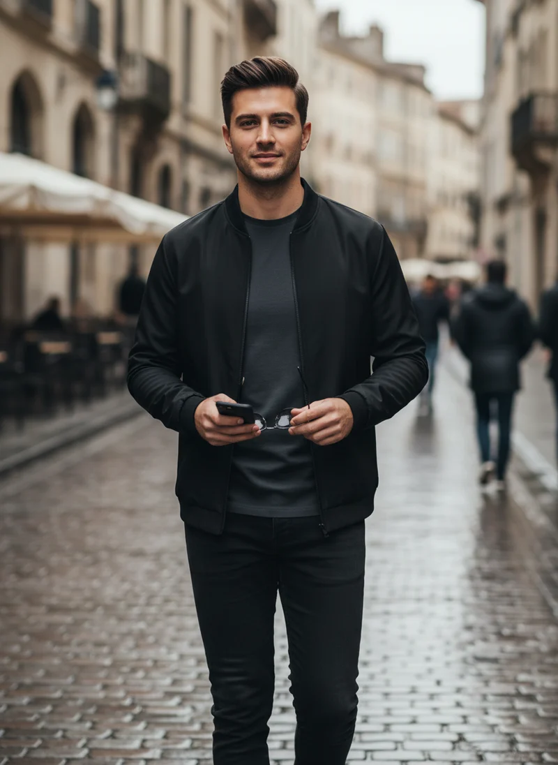 Reine | Femme Blouson Court Col Baseball Look Urbain – Blouson Urbain 2026