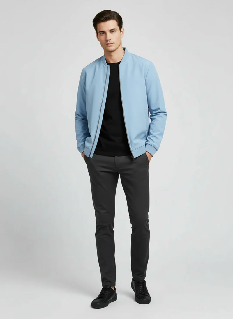 Reine | Femme Blouson Court Col Baseball Look Urbain – Blouson Urbain 2026