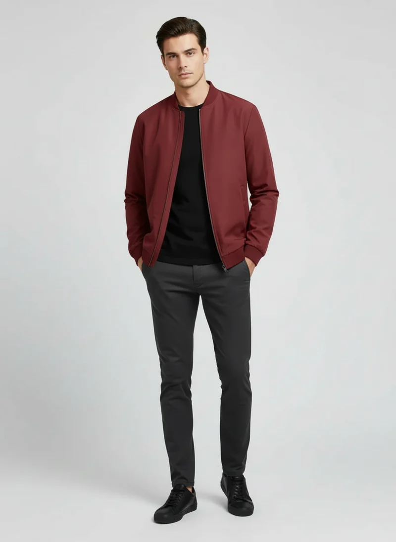 Reine | Femme Blouson Court Col Baseball Look Urbain – Blouson Urbain 2026
