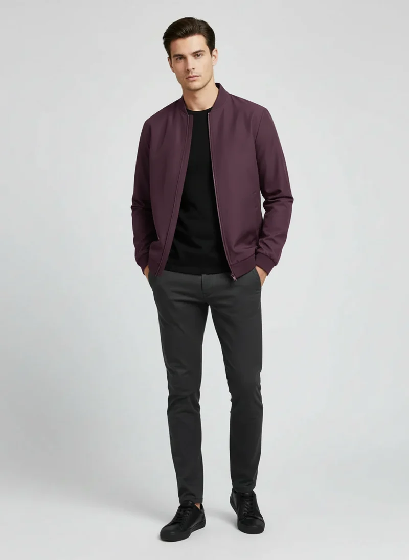Reine | Femme Blouson Court Col Baseball Look Urbain – Blouson Urbain 2026